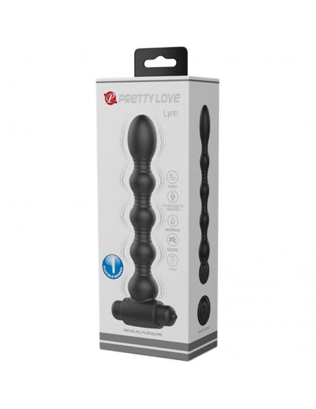 Pretty love - lynn plug anal silicona 10 vibraciones negro