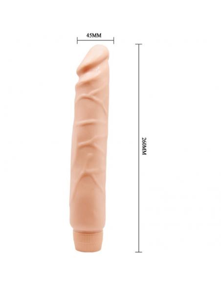 Baile - jack vibrador realístico 26 cm natural