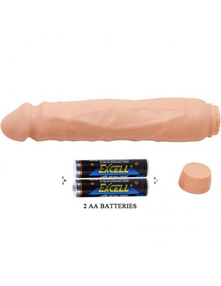 Baile - jack vibrador realístico 26 cm natural