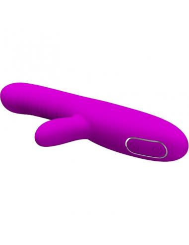 Pretty love - angelique vibrador multifunción + estimulador de clítoris morado