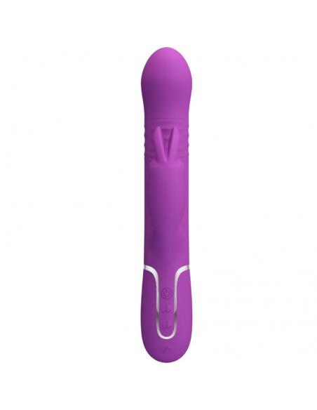 Pretty love - coale vibrador rabbit multifunción 4 en 1 morado