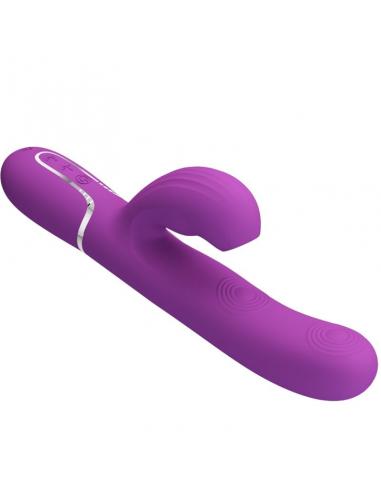 Pretty love - perlita vibrador rabbit multifunción 3 en 1 morado