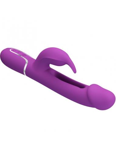 Pretty love - kampas vibrador rabbit multifunción 3 en 1 morado