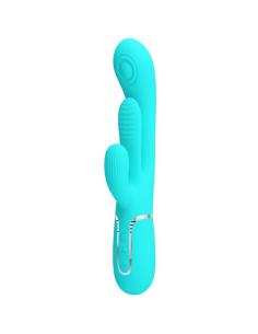 Pretty love - shania triple vibrador rabbit multifunción 3 en 1