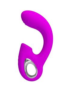 Pretty love - sibel vibrador punto g + estimulador clítoris 10 vibraciones morado
