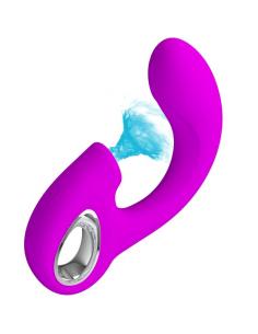Pretty love - sibel vibrador punto g + estimulador clítoris 10 vibraciones morado 2