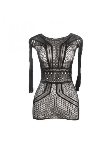 Subblime - 951931 vestido de rejilla corto con espalda descubierta talla única