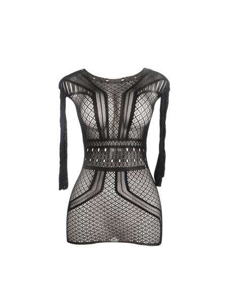 Subblime - 951931 vestido de rejilla corto con espalda descubierta talla única