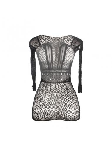 Subblime - 951931 vestido de rejilla corto con espalda descubierta talla única
