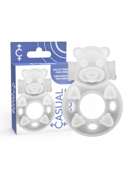 Casual love - 26 anillo vibrador conejito transparente