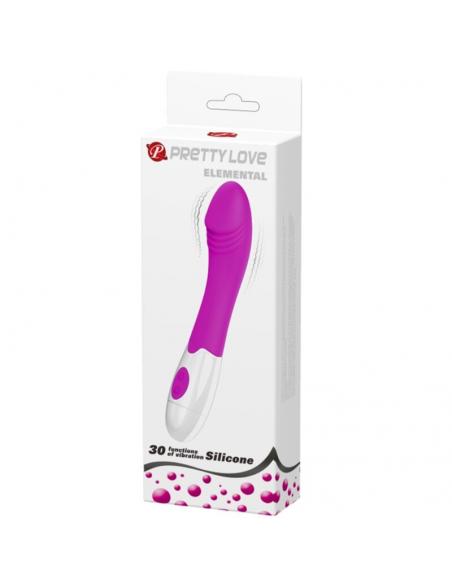 Pretty love - elemental vibrador 30 modos de vibración morado