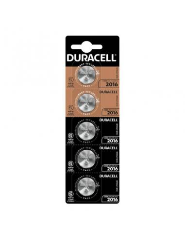 Duracell - pila boton litio cr2016 3v blister*5
