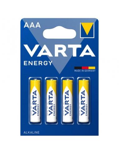 Varta - energy pila alcalina aaa lr03 blister*4