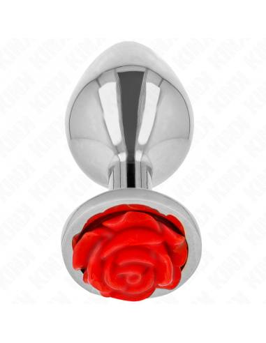 Kink - plug anal rosa roja talla s
