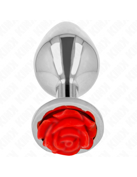 Kink - plug anal rosa roja talla s
