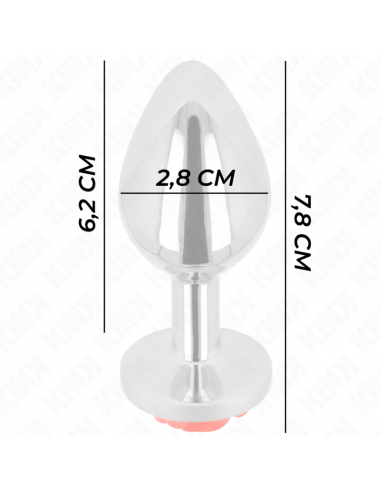 Kink - plug anal rosa roja talla s