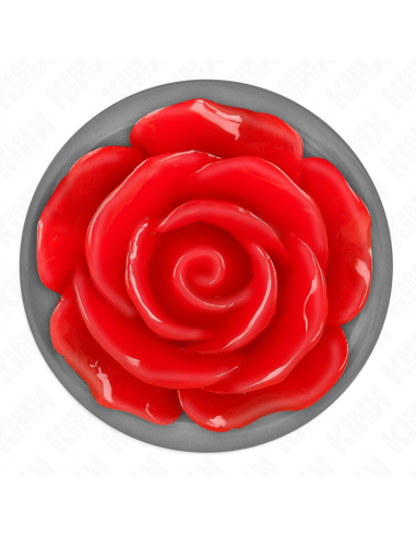 Kink - plug anal rosa roja talla s