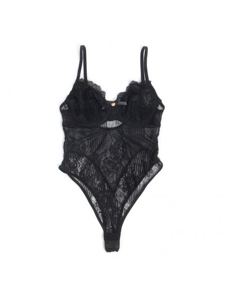 Subblime - 955625 body de encaje con cierre inferior negro l/xl