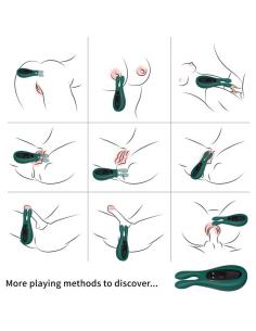 Armony - estimulador & vibrador rabbit verde 2