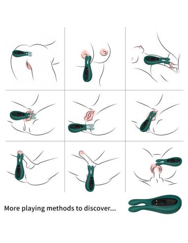 Armony - estimulador & vibrador rabbit verde