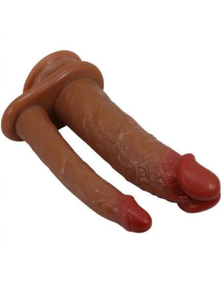 Pretty love - goran doble dildo realístico natural mulato