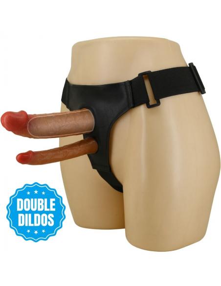 Pretty love - keaven harness briefs universal & comfortable doble dildo