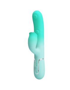 Pretty love - gigi vibrador rabbit multifunción verde agua 2