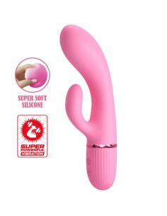 Pretty love - marski vibrador rabbit & punto g rosa