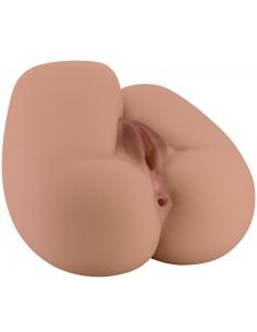 Crazy bull - bernace trasero vibrador con vagina y ano realístico natural control remoto 2