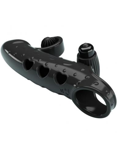 Romance - funda para pene con vibración negro