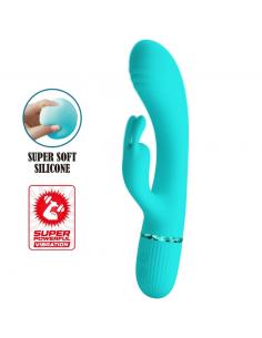 Pretty love - scocco vibrador rabbit turquesa
