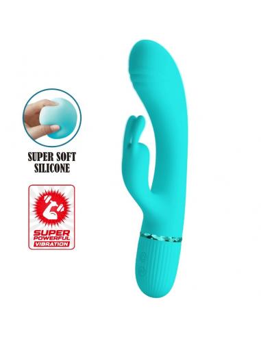 Pretty love - scocco vibrador rabbit turquesa