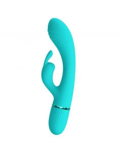 Pretty love - scocco vibrador rabbit turquesa 2