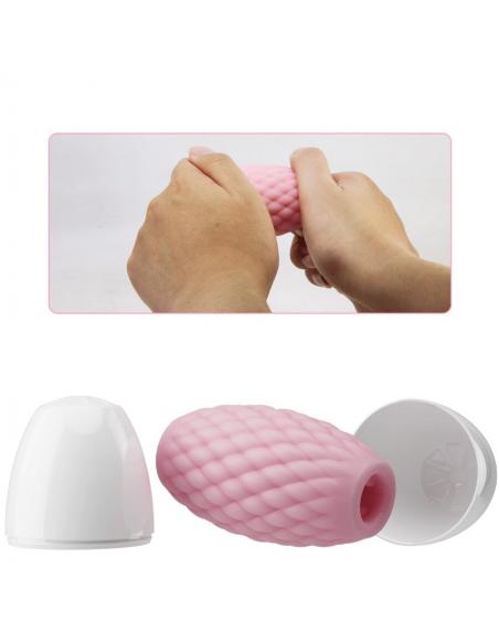 Pretty love - athena eros masturbador masculino silicona rosa