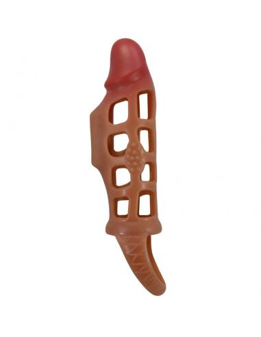Pretty love - preston funda para pene con vibración de 18 cm