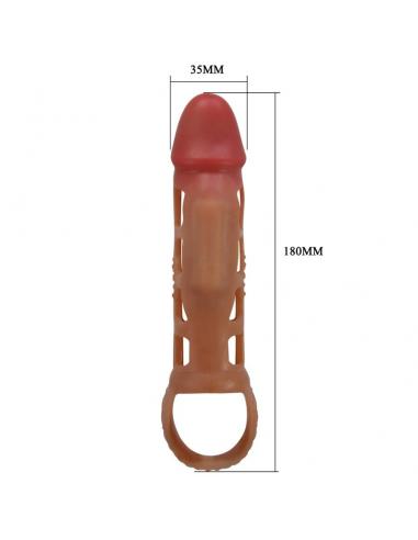 Pretty love - preston funda para pene con vibración de 18 cm