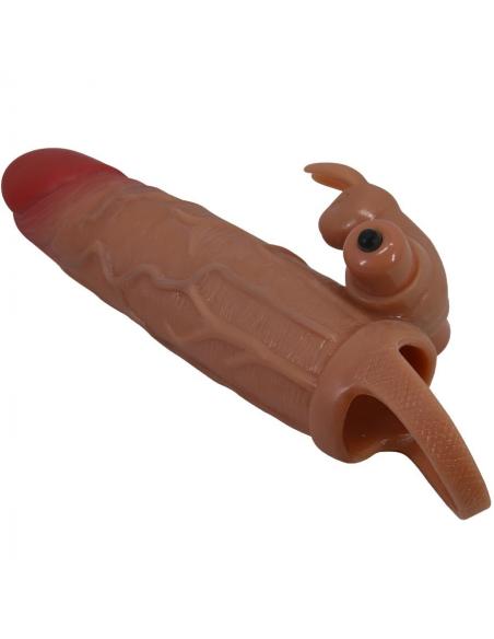 Pretty love - osmar funda para pene + estimulador de clítoris con vibración