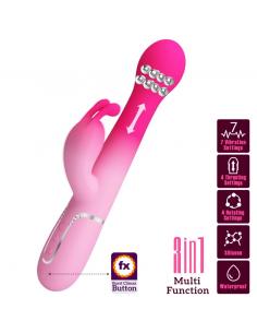 Pretty love - dejon vibrador rabbit 3 en 1 multifunción rosa