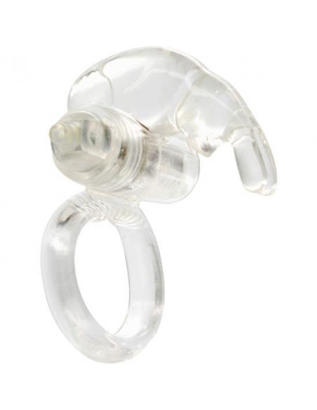 Seven creations - anillo vibrador de silicona transparente