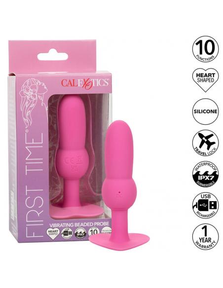 Calexotics - first time plug anal con cuencas 10 vibraciones rosa