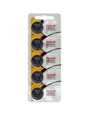 Maxell - pila boton litio cr2016 3v blister*5