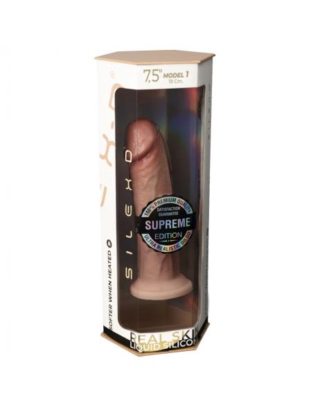Silexd - pene realístico modelo 2 silicona premium termoreactivo 19 cm