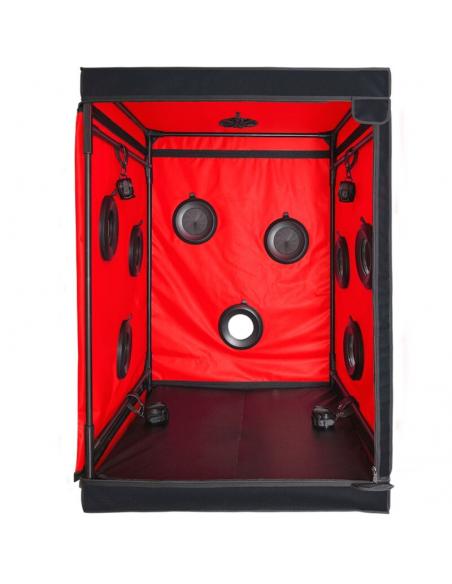 Secret dome - kink club cabina scandale negro & rojo