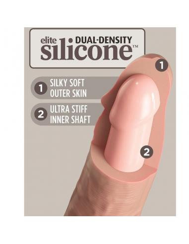 King cock - élite dildo realístico silicona 25.4 cm