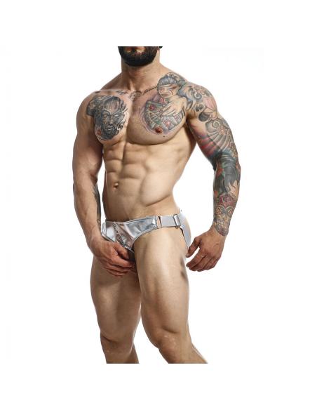 Mob - dngeon jockstrap anillo para el pene plateado talla única