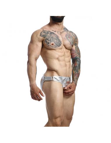 Mob - dngeon jockstrap anillo para el pene plateado talla única