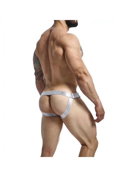 Mob - dngeon jockstrap anillo para el pene plateado talla única