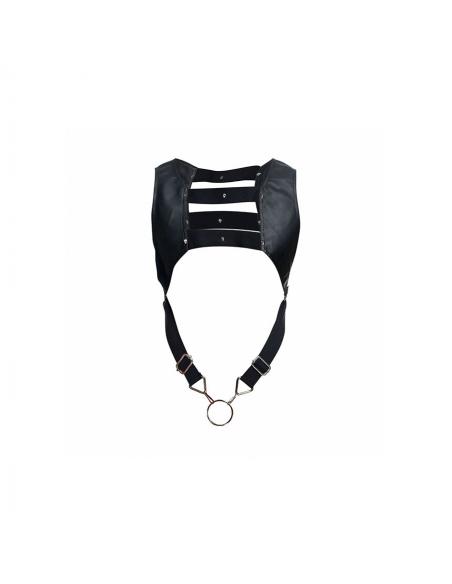 Mob - dngeon arnés negro con anillo superior para el pene talla única