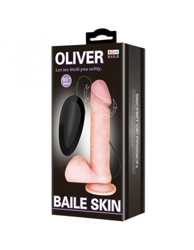 Baile - vibrador realístico oliver con funcion rotación