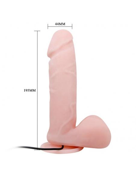 Baile - vibrador realístico oliver con funcion rotación